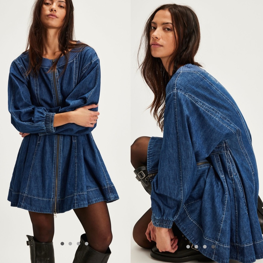 Free people we the free Indy Denim mini dress